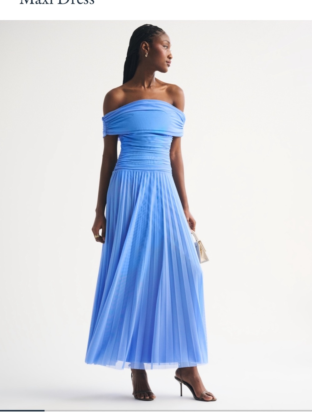 Abercrombie &Fitch bra free Giselle drop waist maxi dress - Picture 2 of 8